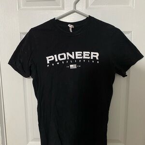 Pioneer powerlifting workout shirt